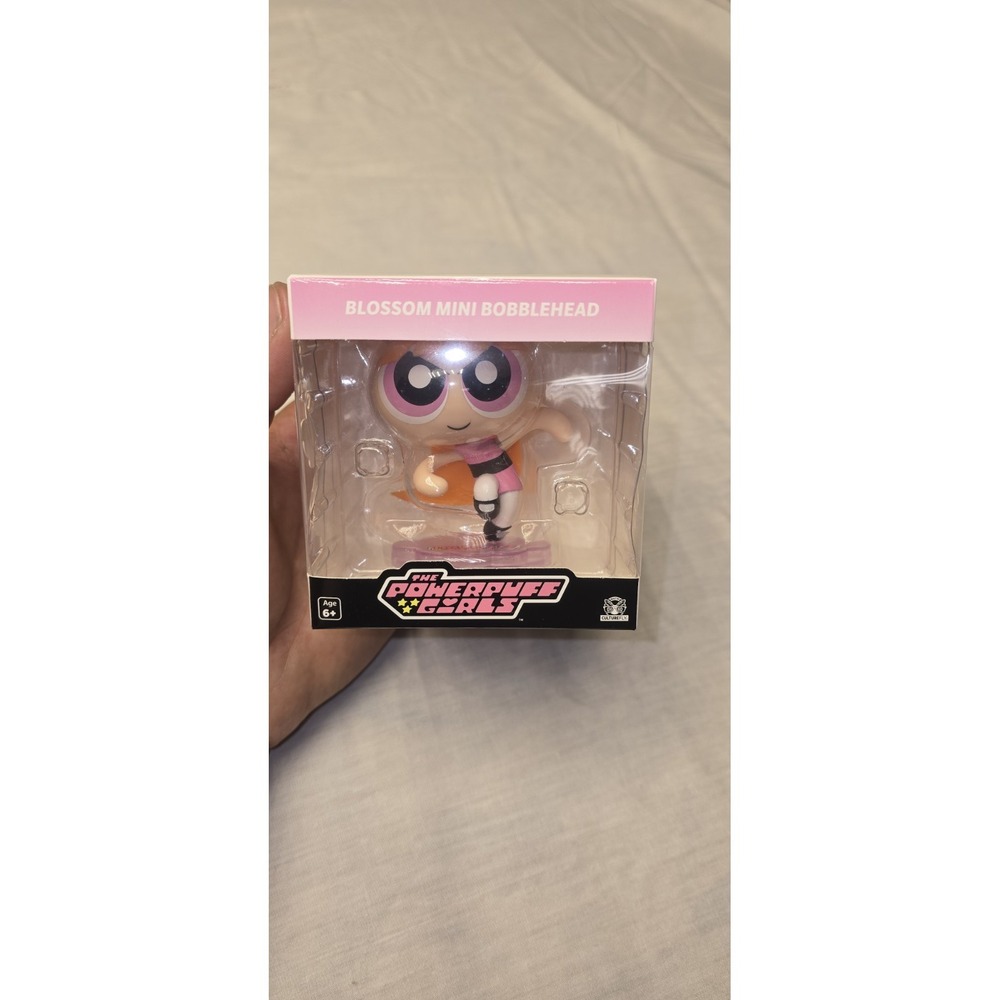 The Powerpuff Girls Blossom Mini Bobble Head Figure Culture Fly Collectible.